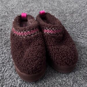 UGG Brown Fleece Slippers